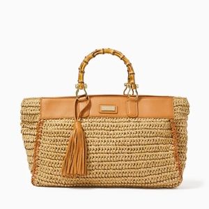 GREYDON STRAW TOTE BAG IN NATURAL
New With Tag ***RETAIL $198***